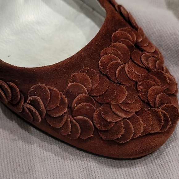 Stephane Kelian brown suede heels size 7 (European 5) - Picture 6 of 6